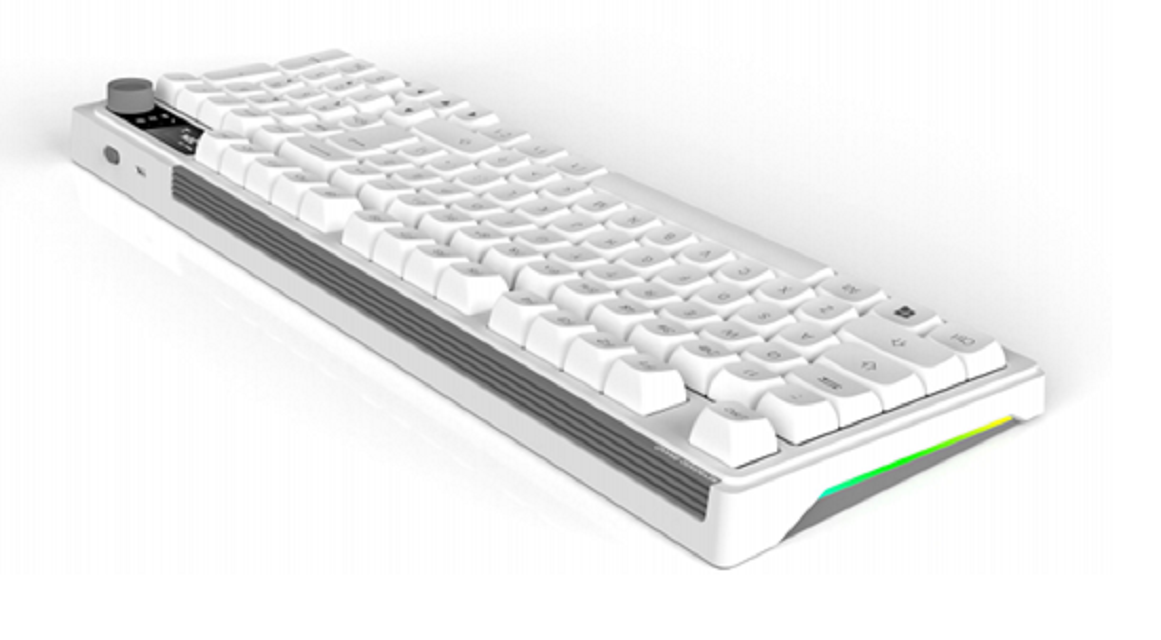 Triple-Mode Mechanical Keyboard,Hot-Swappable, 3000mAh, Full Anti-Ghosting, Mixed Color Keycaps