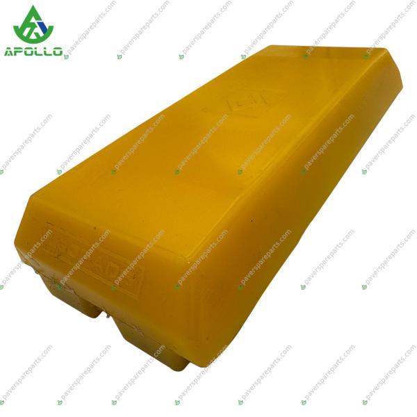 APOLLO 2411111 Poly Track Pad 2102696 Polyurethane Paver Track Shoe para fresadoras de carreteras piezas de repuesto