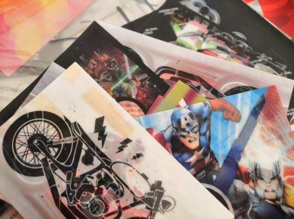 PLASTIC LENTICULAR 3d flip effect soft pvc 3d lenticular patch soft TPU printing patches with 3d lenticular sheet