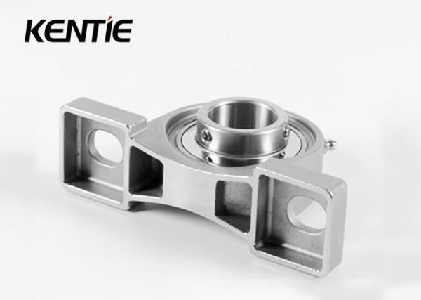 P208 High Temperature Square Bore Pillow Block Bearing / Pressed Steel Bearing Housing
