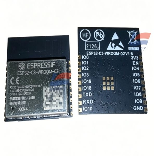 YJJ ESP32-C3-WROOM-02-N4 2.4GHz WiFi + Bluetooth BLE5.0 Wireless Module
