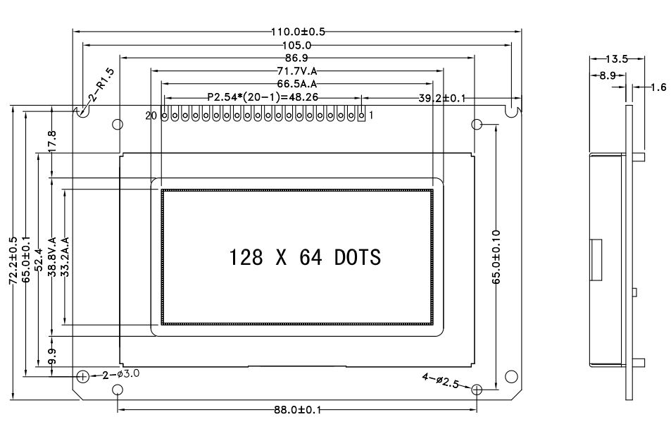 Электронные бирки экранируют модуль дисплея LCD COG STN FSTN Monochrome