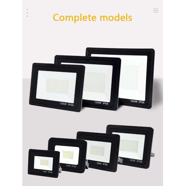 LED Floodlight 220V 10W 20W 30W 40W 50W 100W 200W 300W 400W Waterproof Advertising Light