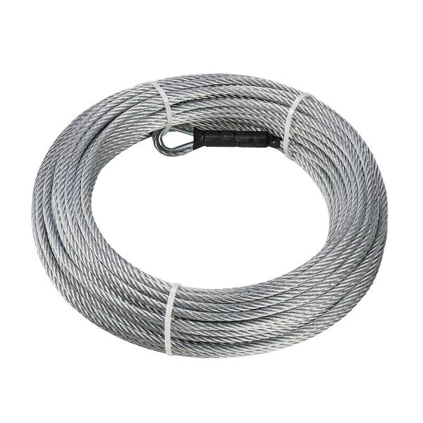 5/16 de acero inoxidable galvanizado cable de cable de avión 7x19 hebra para elevadores de embarcaciones acero especial de dirección fría