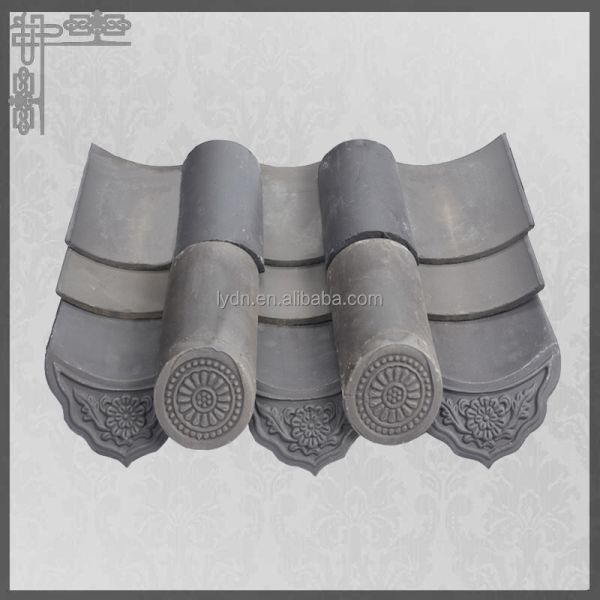 6% Absorción de agua Tejas de techo de arcilla asiática sin glaseado Impermeabilización asequible