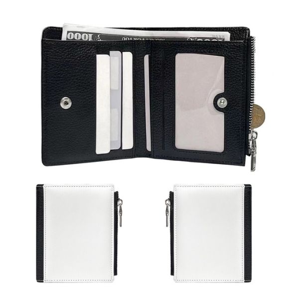 Printable Blank Sublimation Mens Wallet Personalized Bifold Leather Wallet