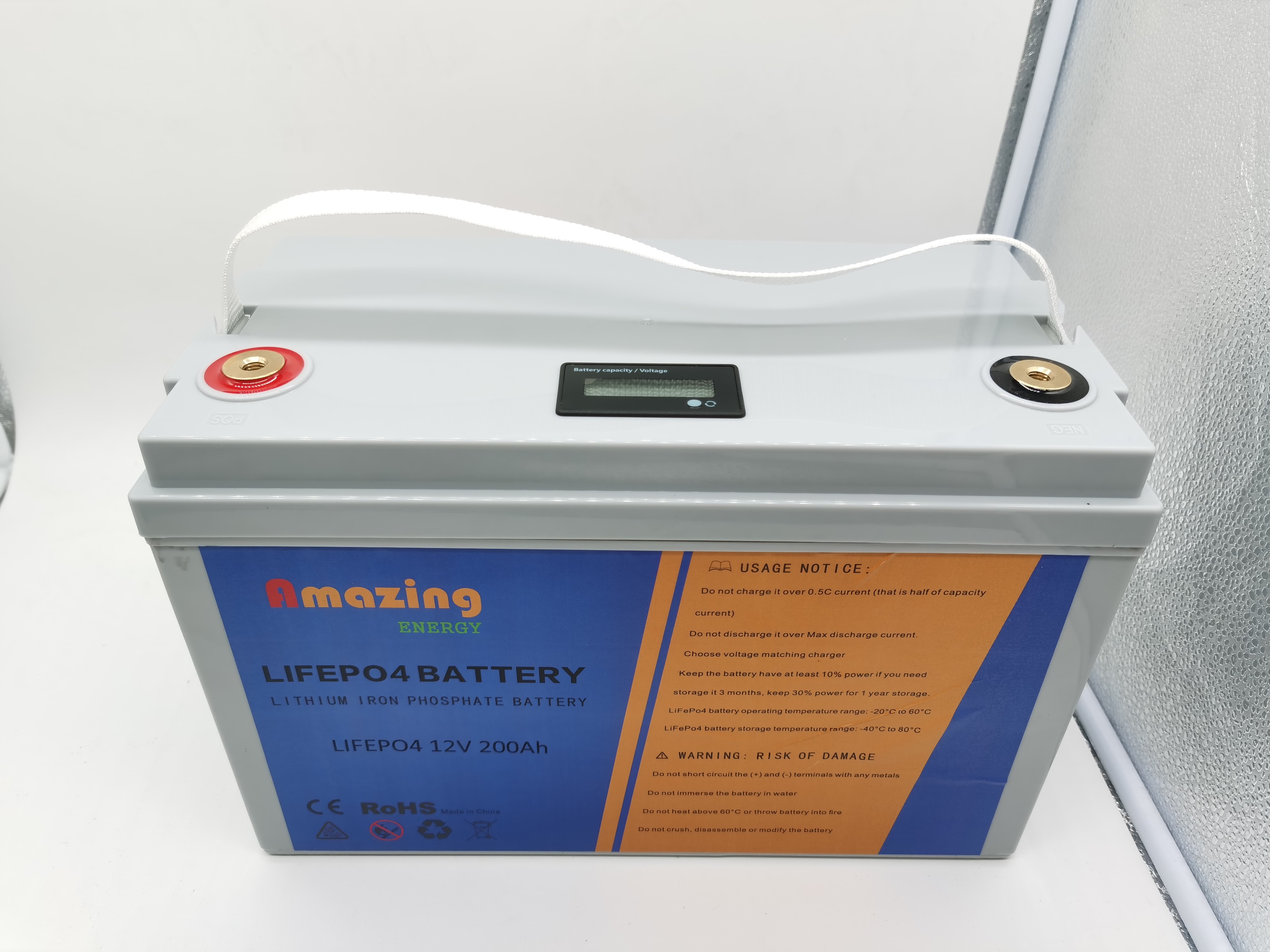Батарея 12V 100Ah 3000 фосфорнокислого железа лития MSDS 1280Wh задействует