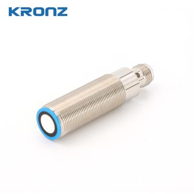60 - 1000mm Industrial Ultrasonic Detection Sensor Up / Down Output Type 38g Weight