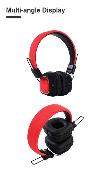 Folding wireless Bluetooth 4.2 headset high-definition mic stereo music headset for iphone, xiaomi PK Marshall major