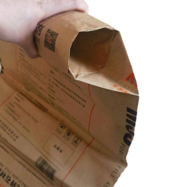 Multi Wall Paper Valve Bags for 25kg Porcelain Tile Adhesive