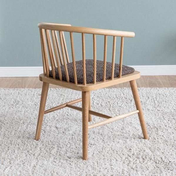 Full solid wood dining chair arm-chair study chair back leisure chair dressing chair princess chair