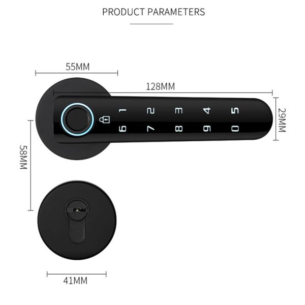 TTLock Электронный кодовый замок Дистанционное управление WIFI Bluetooth Управляемый замок