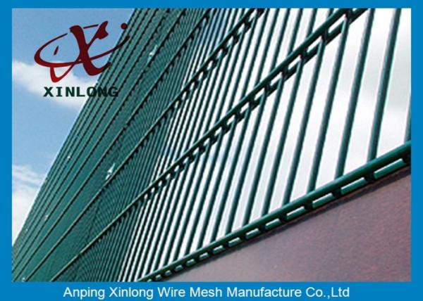 RAL Colors Galvanized Double Wire Fence Fit Airport And Power Station