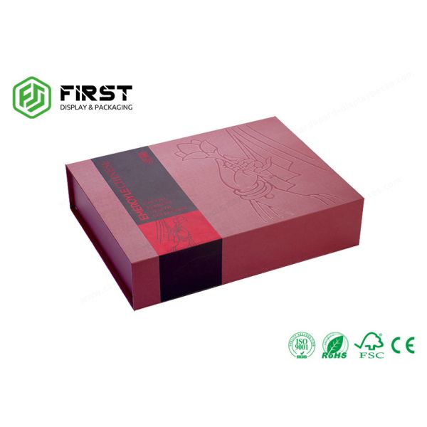 Cardboard Gift Box Customized Luxury Rigid Paperboard Gift Packaging Box With Magnetic Lid