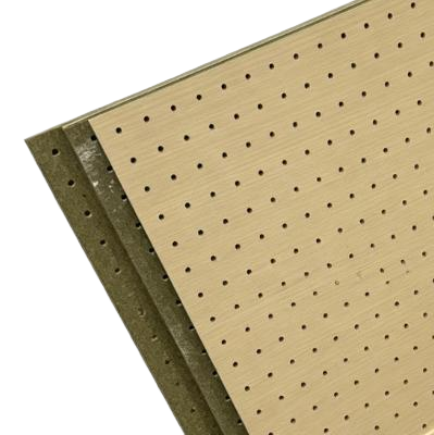 Interior Acoustic Perforated Panel Rock Fiber Panel Class A Non Combustible