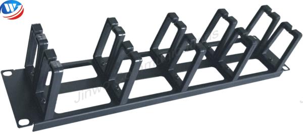 19inch 2U 10PCS Plastic Rings And Hole Of Bottom Plate Cable Management