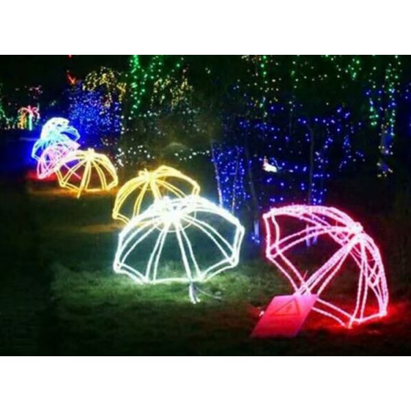 LED Simulation Umbrella Shape Lamp Outdoor Waterproof Lighting Festival Products Spring Festival Christmas Decorative Li