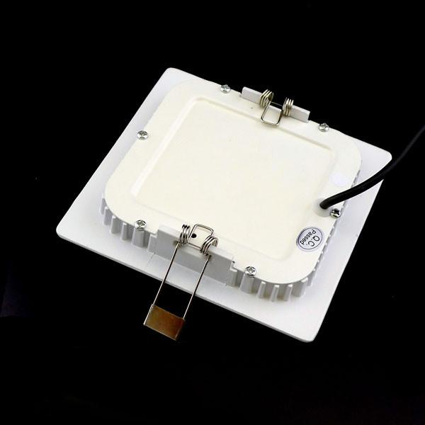 6W Square LED Panels Lighting HighPower Downlight Lamp CeilingBulb White Light AC 85V-265V