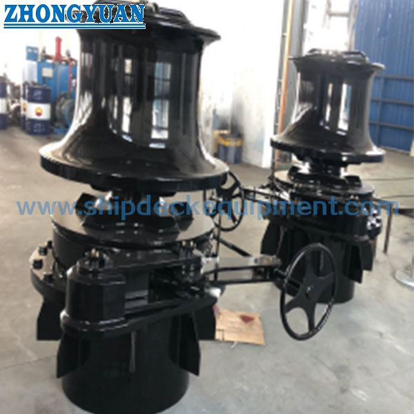 Marine Electric Mooring Capstan | Vertical Deck Stand Type for Rope Warping and Anchor Chain Handling