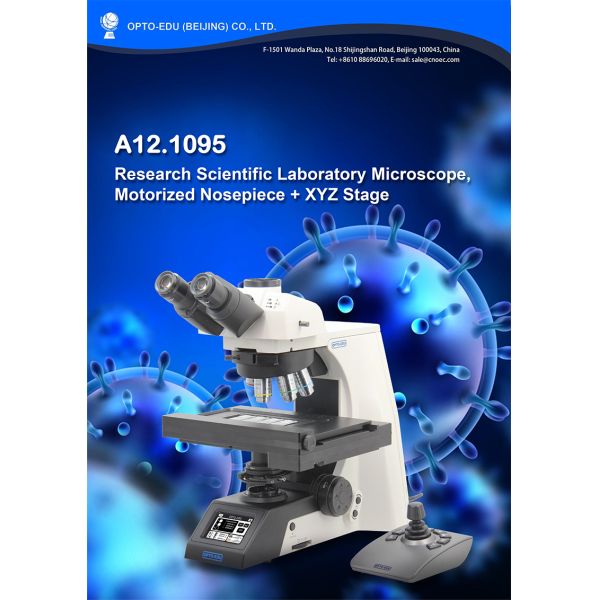 Research Scientific Full Auto Motorized Opto-Edu Binocular Biological Microscope A12.1095
