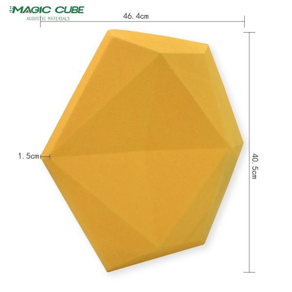 100% Polyester Fiber Acoustic Panel 1220x2440mm 9mm 3500gsm Sound Absorbing Wall Board for Church Interior Decoration