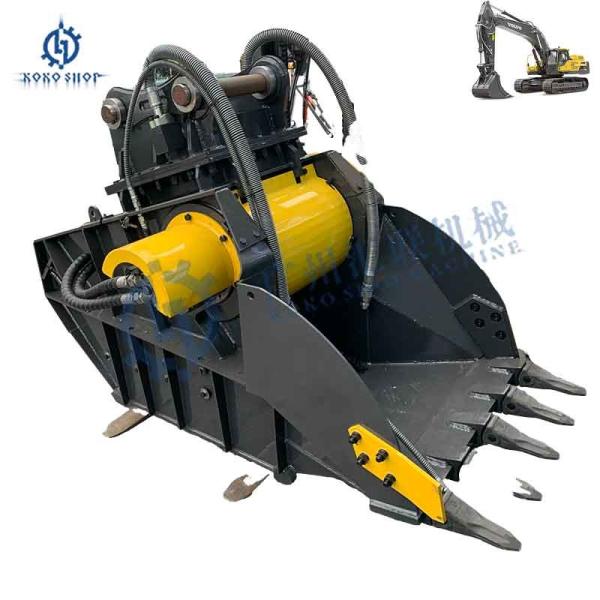 R160 R210 EX200 EC220 DH150LC Crusher Bucket Demolition Screening Bucket Crushing Bucket for 20 Tons Excavator