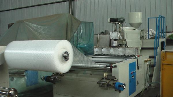 Automatic Two Layers PE Bubble Film Making Machine , Blown Film Extruder
