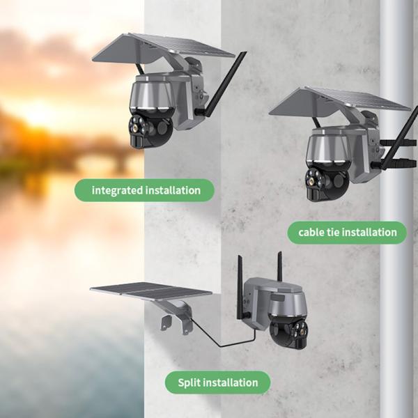 2MP 4G Solar PTZ Powered Battery Cloud PTZ Camera Outdoor Waterproof PIR Motion detection P2P CCTV 4G Security CAMERA