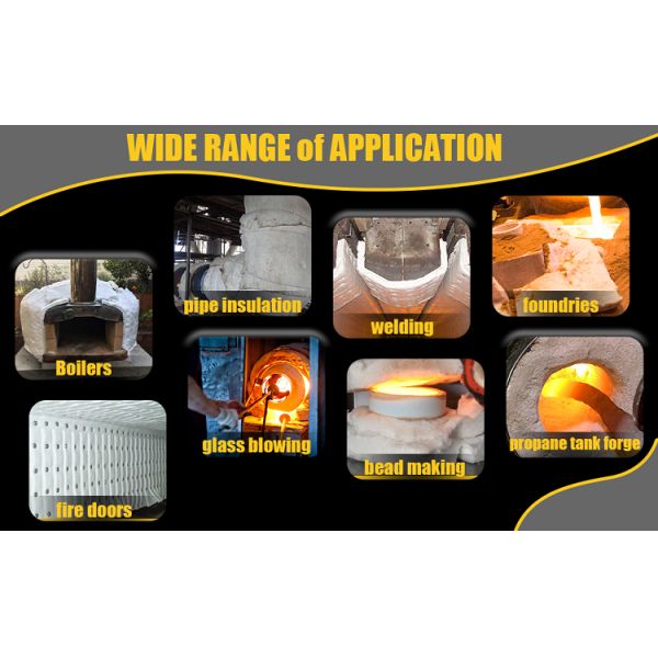 1400 Ceramic Fiber Heat Insulation Blanket Paper Refractory Alumina Silcate Fiber Blanket For Oven