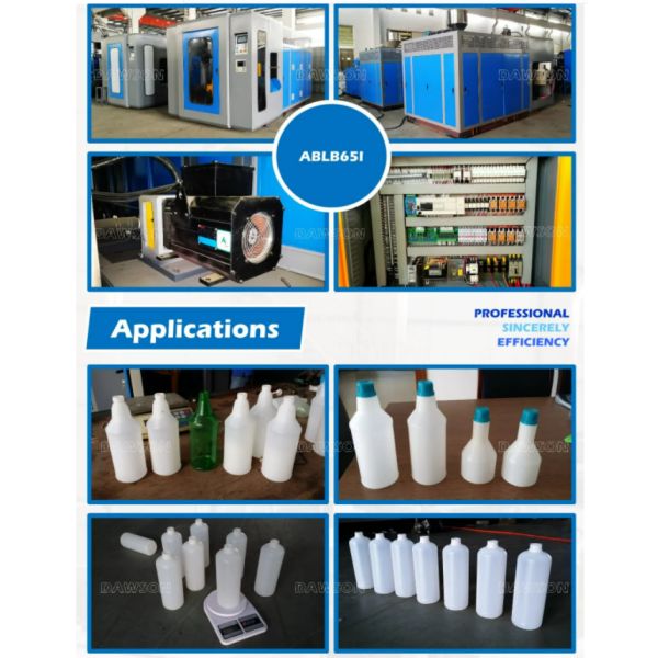 1L 2L HDPE Plastic Chemical Bottle Making Extrusion Blow Molding Machines