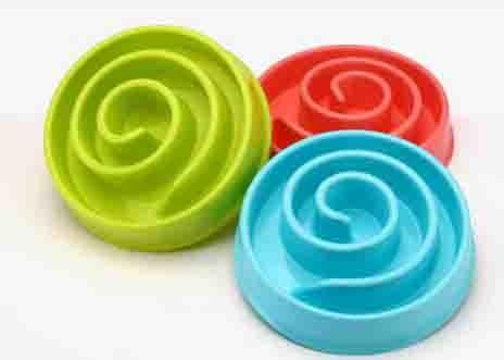 PP Anti Choking Travel Pet Food Bowls , Plastic Dog Water And Food Bowl