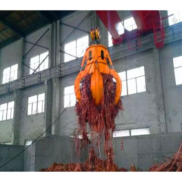 Orange Peel Type Grab Bucket Clamshell Bucket for 5-50t Excavators with Remote Control