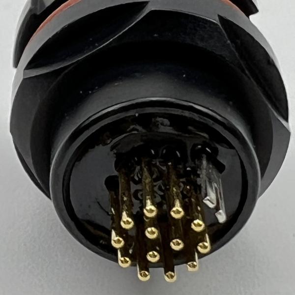 High Density IP68 Waterpoof Circular Push Pull Connectors sF12 EMC Shielding