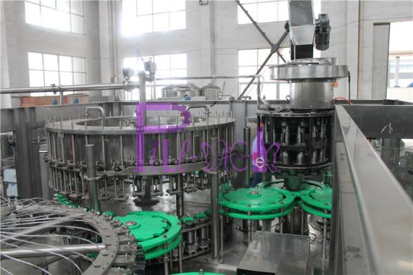 12000BPH Bottle Filling Machine Ring Type Liquid Cylinder PLC Control