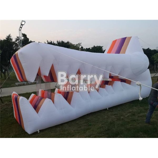 Produits gonflables commerciaux de la publicité du tissu LED d'Oxford pour la couleur de blanc d'événement