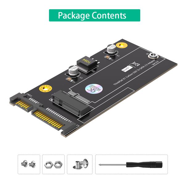 Thinkpad X1 Carbon  20+6 Pin SSD to SATA 2.5  Adapter