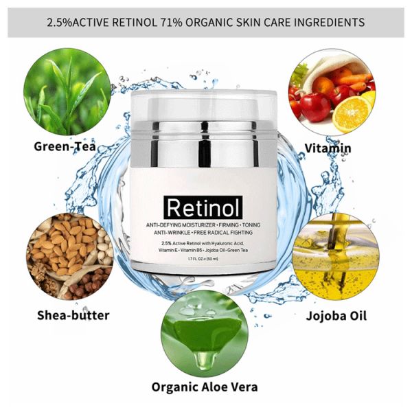Retinol Skin Care Cream Anti Aging Wrinkle Firming Lightening Whitening