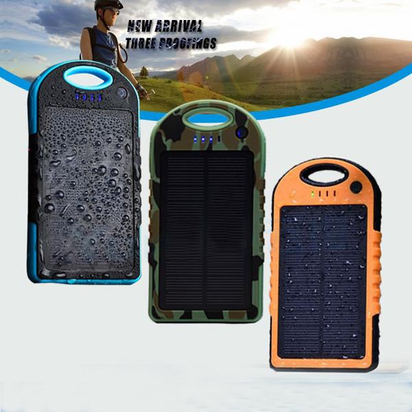 2014 Hot selling ! New style 12000mAh portable waterproof solar charger for Iphone 6