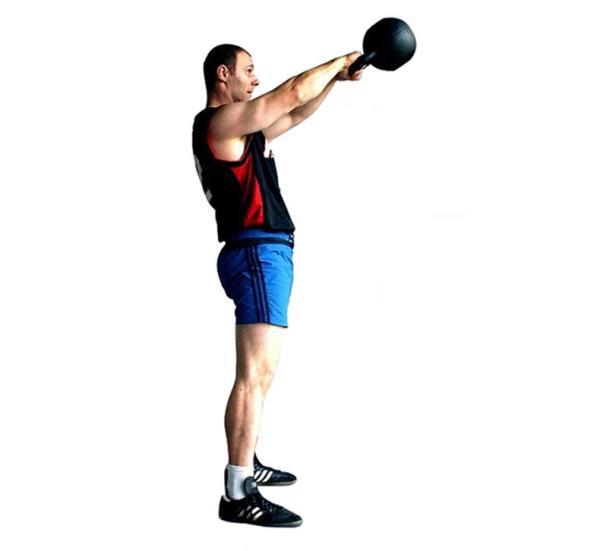 Cast Iron Competition Weight Kettlebell - LB and KG Markings for Strength, Fitness, Cross-Training Kettlebell 35lbs