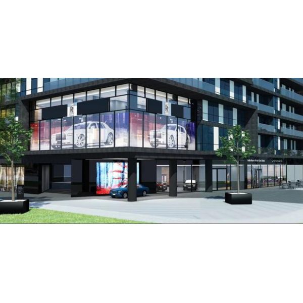 На открытом воздухе торговый центр приведенный Хд видео- стены дисплея стеклянного окна супер рекламируя П3.91