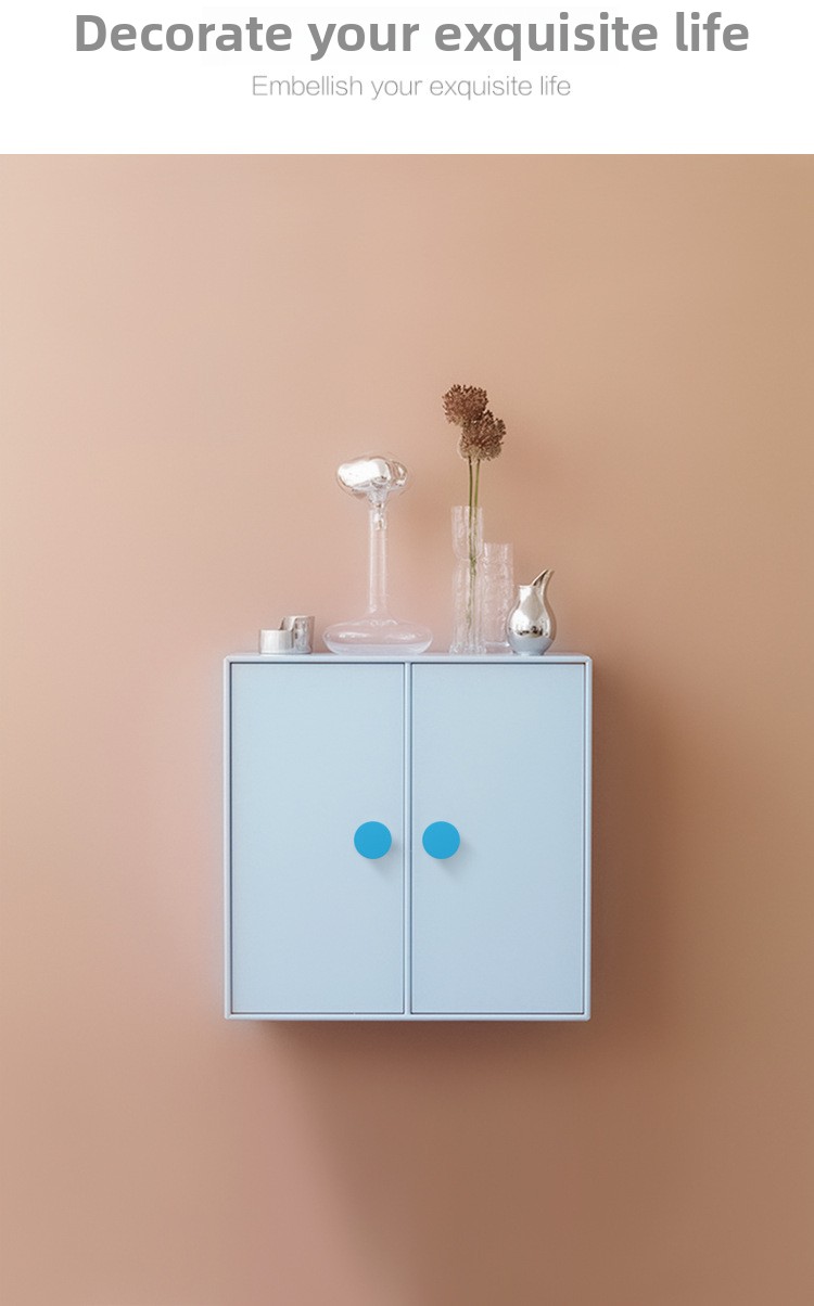 Modern Durable Zinc Single Hole Zamak Drawer Handle Children Colorful Cartoon Wardrobe Cabinet Door for Living Room