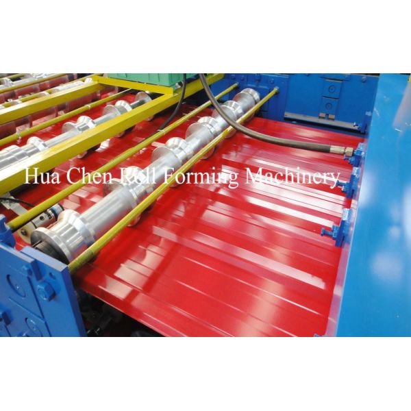 Rollo de acero de la chapa de la techumbre del color auto que forma las máquinas/equipo en planta