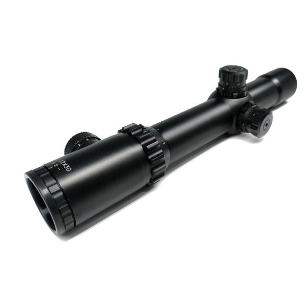 SECOZOO Zoom Ratios 1-12x30 Hunting Spotting Scope Illuminated Hunter Riflescope