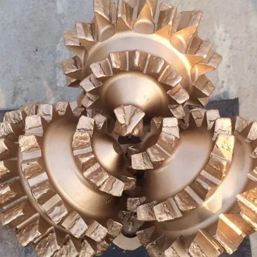 251mm Mill Tooth Drill Bit , Blue Mining Tricone Bits Single Layer Rubber Seal