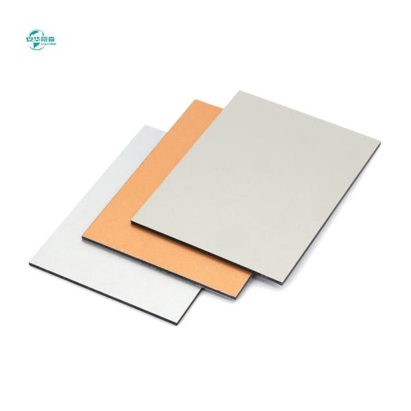 Resistencia al impacto 3003 6061 Panel compuesto de aluminio núcleo de PE a prueba de fuego para arquitectura moderna