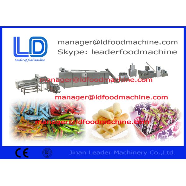 Core Filling Sandwich Snacks Food Processing Line / extruded snacks machinery