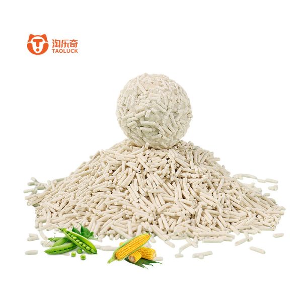 Litière pour chat jetable à prix bas du fabricant - Ingrédients de qualité alimentaire - Litière pour chat sans poussière - Absorption supérieure - Non collante - Litière pour chat en tofu biodégradable avec charbon actif - Sans parfum