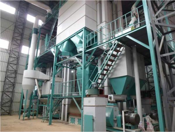 Livestock Animal Feed Pellet Production Line Chicken Feed Processing Machine