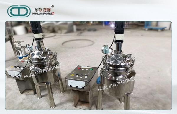 Stainless Steel High Pressure Reactor 10L - 50L 300 Mm*4 Mm Customized Mixing