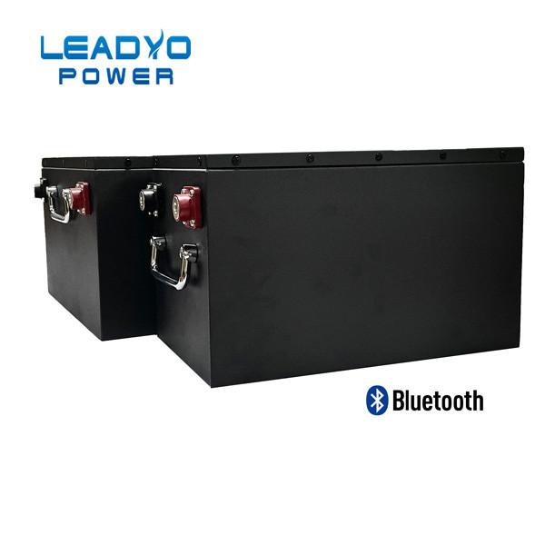 Батарея 525x234x220mm тележки гольфа Lifepo4 автомобиля умная 36V 100Ah AGV перезаряжаемые